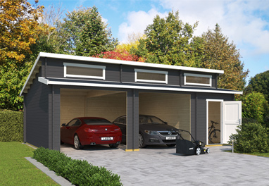 Garage in legno