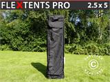 Carry bag w/ wheels, Flextents PRO 2.5x5 m, Black