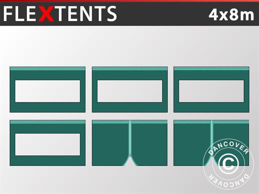 Sidewall kit for Pop up gazebo FleXtents 4x8m, Green Sidewall kit for Pop up gazebo FleXtents 4x8m, Green