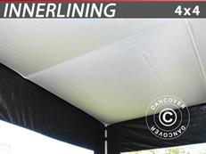 FleXtents Dakgordijnen, Wit, voor 4x4m Vouwtent