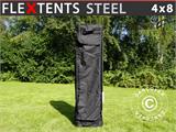 Sac de transport avec roulettes, FleXtents® Steel 4x8m, Noir