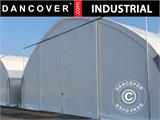 Portão deslizante 3,5x3,5m para tenda galpão/armazém agrícola 8m, PVC, Branco