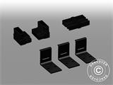 Wall bracket f/San Pablo gazebo 3x5.8 m and 4x5.8 m, Black, 3 pcs.