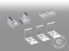 Wall bracket f/San Pablo gazebo 3x5.8 m and 4x5.8 m, White, 3 pcs.