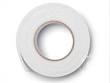 Foam tape f/polytunnel greenhouses, 20 m, White