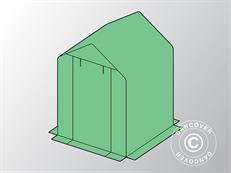 Cover for polytunnel greenhouse GH16070, 1.4x1.4x1.95 m, PE, Green ONLY 4 PCS. LEFT