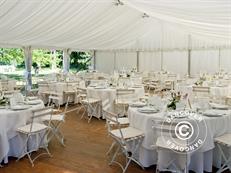 Marquee lining and leg curtain pack, White, for 6x10 m marquee