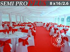 Marquee lining and leg curtain pack, White, for 8x16 m (2.6) marquee Semi Pro Plus