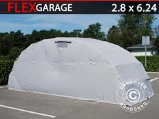 Garagem dobrável (Carro), 2,8x6,24x2,3m, Cinza