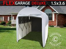 Garage tunnel pliant (Moto), 1,5x3,6x2,05m, gris