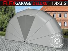 Garage tunnel pliant (Moto), 1,4x3,6x1,8m, gris