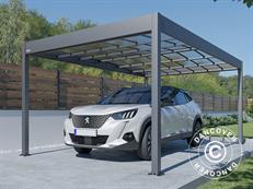 Abri pour voiture Libeccio, 3,26x5,09x2,34m, Anthracite