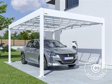 Abri pour voiture Libeccio, 3,26x5,09x2,34m, Blanc