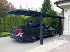 Carport Boston, 3x5x2.4 m, Grey