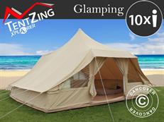 Tente pour le glamping, TentZing®, 4x5m, 10 personnes, Sable