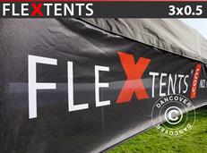 Bannière pliante avec impression FleXtents®, 3x0, 5m