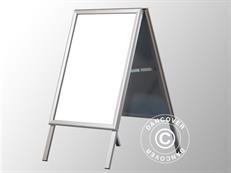 Kundenstopper, 63,6x110cm, Aluminium