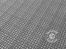 Losetas de plástico, Basic, Multiplate, Gris, 1,23 m² (4 pz.)