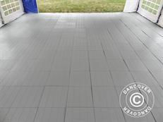 Pavimento plastica, Basic, Piastrella, Grigia, 1,44 m² (9 pz.)