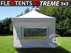 Pikateltta FleXtents Xtreme 50 3x3m Valkoinen, sis. 4 sivuseinää