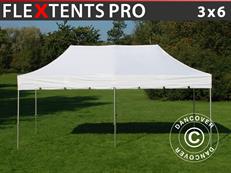 Tente pliable FleXtents PRO "Peaked" 3x6m Blanc