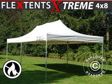 Tente pliable FleXtents Xtreme 50 Heavy Duty 4x8m, Blanc