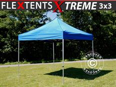 Tente pliable FleXtents Xtreme 60 3x3m Bleu