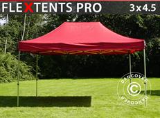 Tente pliable FleXtents PRO 3x4,5m Rouge