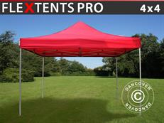 Tente pliable FleXtents PRO 4x4m Rouge