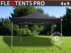 Tente pliable FleXtents PRO 4x4m Noir