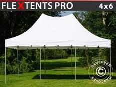 Tente pliable FleXtents PRO Peak Pagoda 4x6m Blanc