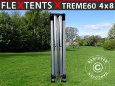 Aluminium frame voor vouwtent FleXtents Xtreme 60 4x8m, 6 poten, 60mm