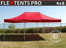 Tente pliable FleXtents PRO 4x6m Rouge