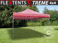 Tente pliable FleXtents Xtreme 50 4x4m Rayé
