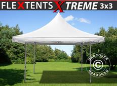 Barnum pliant FleXtents Pagoda Xtreme 50 3x3m / (4x4m) Blanc