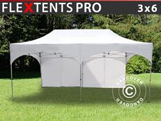 Tente pliable FleXtents PRO "Arched" 3x6m Blanc, avec 6 cotés