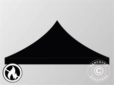 Dakbedekking voor Vouwtent FleXtents 3x3m, Zwart, Vlamvertragende