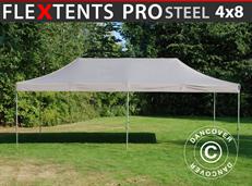 Tente pliable FleXtents PRO Steel 4x8m Latte
