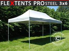 Tente pliable FleXtents PRO Steel 3x6m Argenté