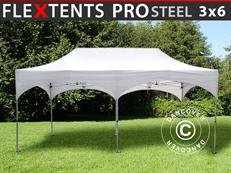Tente pliable FleXtents PRO Steel "Arched" 3x6m Blanc