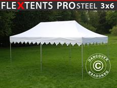 Tente pliable FleXtents PRO Steel "Morocco" 3x6m Blanc