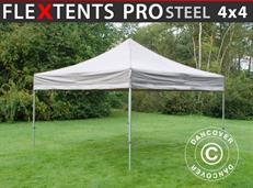 Tente pliable FleXtents PRO Steel 4x4m Latte