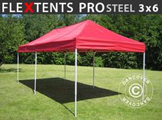 Tente pliable FleXtents PRO Steel 3x6m Rouge