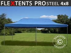 Tente pliable FleXtents PRO Steel 4x8m Bleu