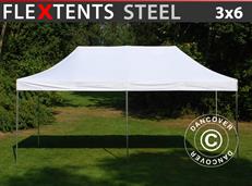 Tente Pliante FleXtents Steel 3x6m Blanc