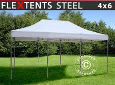 Gazebo pieghevole FleXtents Steel 4x6m Bianco