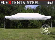 Vouwtent FleXtents Steel 4x8m Wit