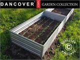 Wood Storage/Raised Garden Bed, 0.75x1.5x0.3 m, Silver