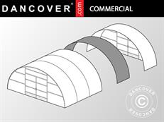 Kommerzielles Tunnel-Gewächshaus Erweiterung, 8,5x1,5x3,3m, transparent
