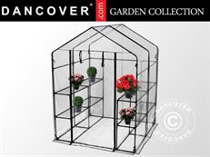 Polietileno šiltnamis XL, 1,43x1,43x1,95m, Skaidri